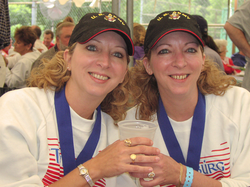 August 03, 2003@15:43<br/>Here are Deborah and Donna from West Virginia. They 