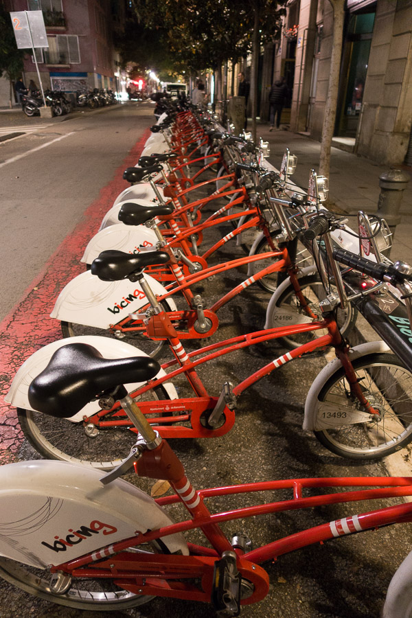 Local bike-share.  For residents of Barcelona only!