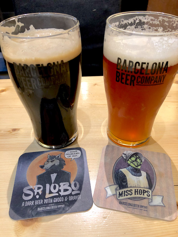 Heading back to the hotel, we stopped by a local brewery.  The coasters match the beers.