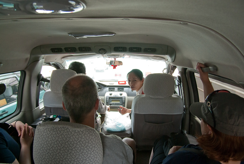 April 30, 2010@12:03<br/>In the van on the way to lunch and to meet the Russians