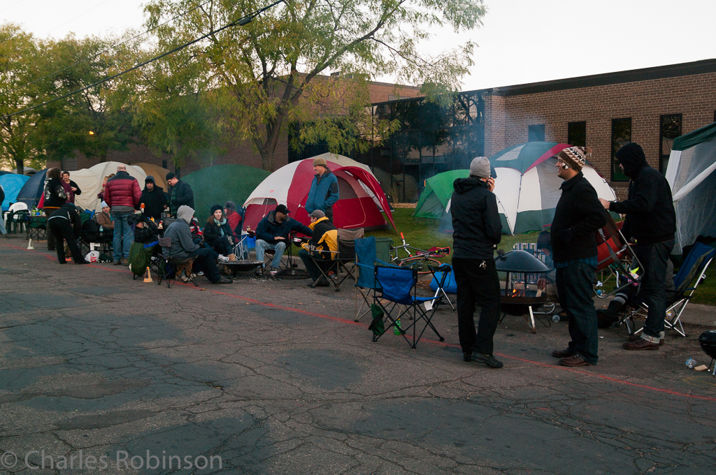 Looks pretty cozy with all of the tents and fire circles!<br />October 22, 2011@07:51