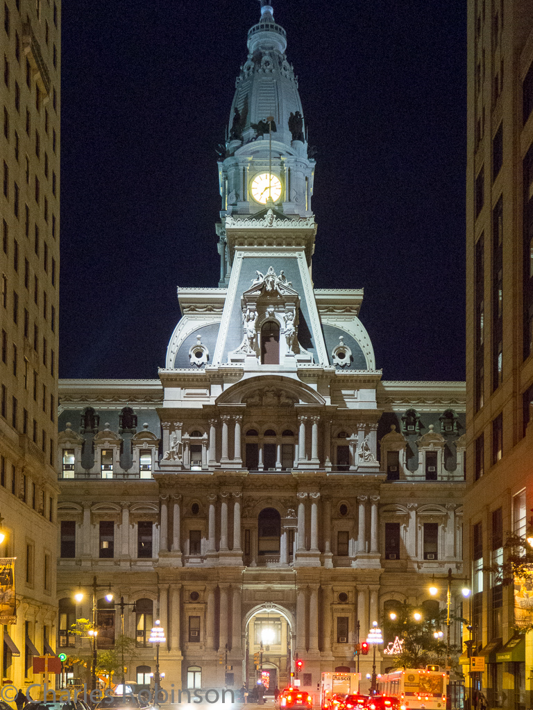 City Hall from Broad Street<br />October 11, 2016@19:13