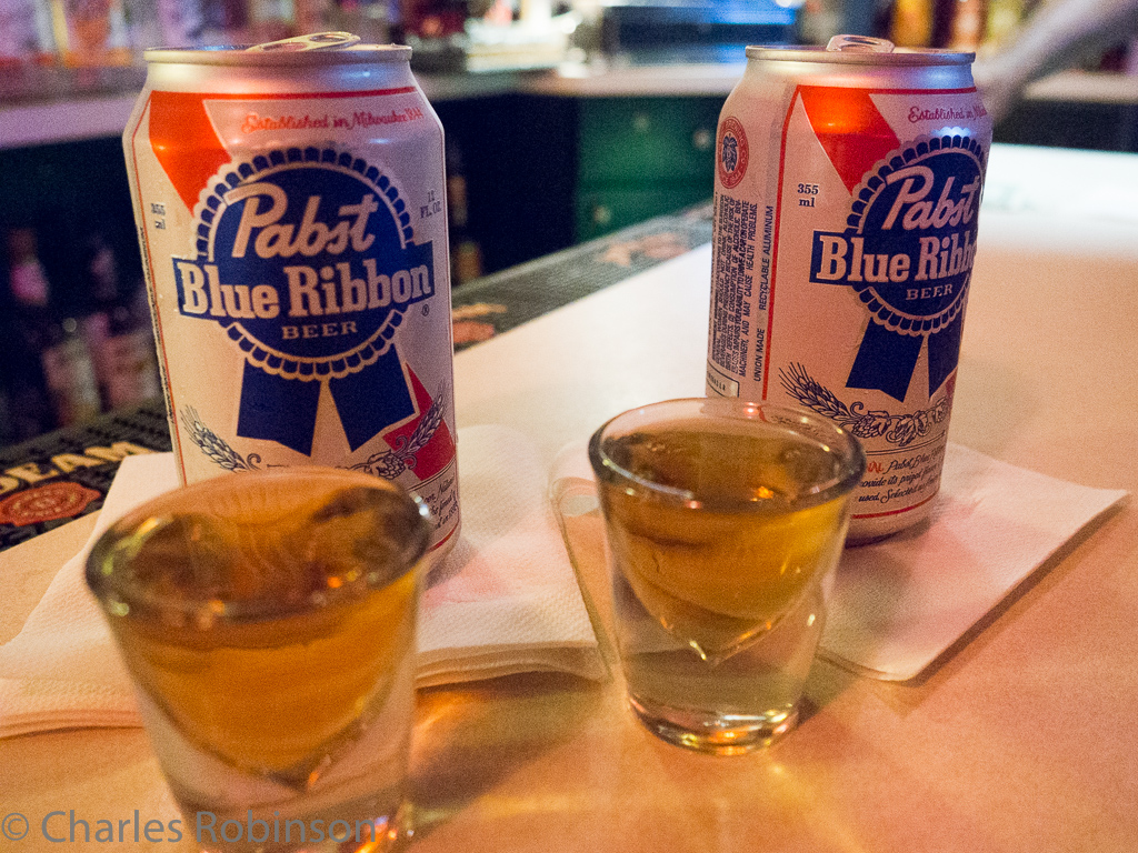 The Special - $3.50 for a PBR and a shot of Jim Beam.<br />October 13, 2016@23:58
