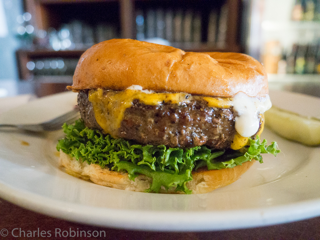 This is a 2/3 pound burger.  Insane.  And insanely delicious!<br />December 14, 2015@13:22
