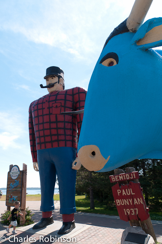 No visit to Bemidji is complete without visiting Paul and Babe<br />July 08, 2011@11:03