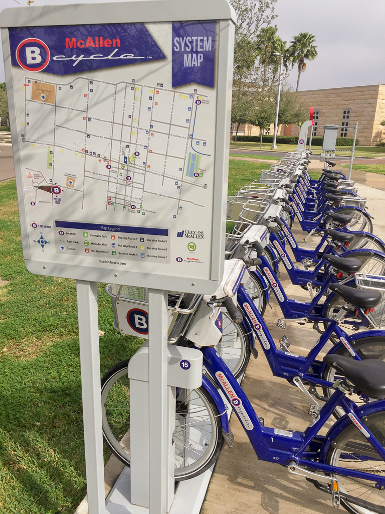 McAllen has a bike-share system.  Surprising!<br />February 08, 2017@11:06