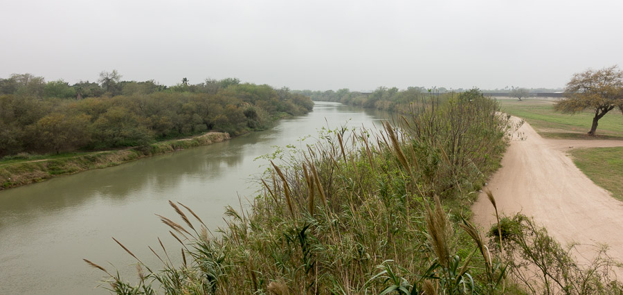 Crossing the Rio Grande into Mexico