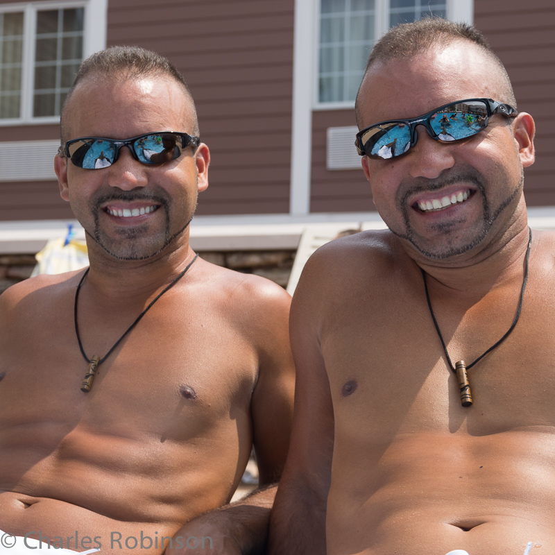 Ramon and Eurides Cepeda (with, if you look closely, me reflected in their glasses).<br />August 01, 2014@12:38