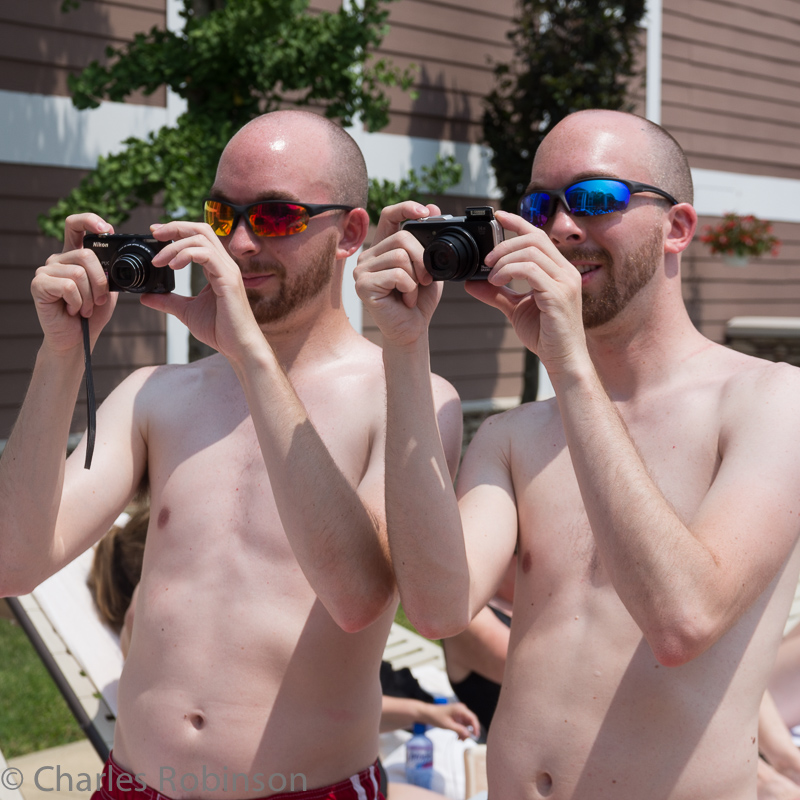 Twin photographers!<br />August 01, 2014@13:31