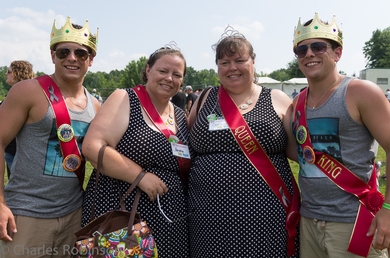 Our royalty again.  Matt and Mike with Kendra and Connie.<br />August 03, 2014@15:35