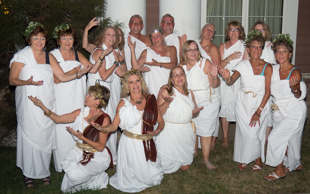Thursday night toga party.<br />August 02, 2018@20:59
