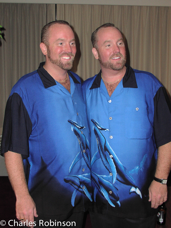 Jeff and Steve with some pretty shirts...<br />August 02, 2002@22:03