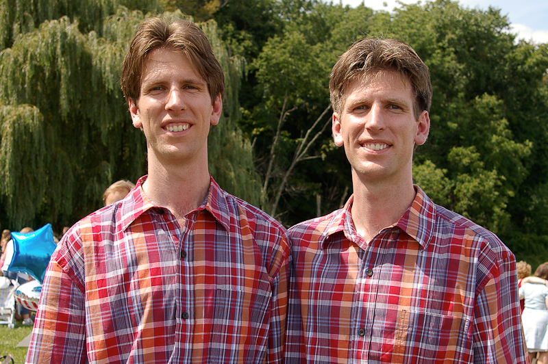 August 06, 2005@15:12<br/>Swen and Mike Ericson, from VA and MA