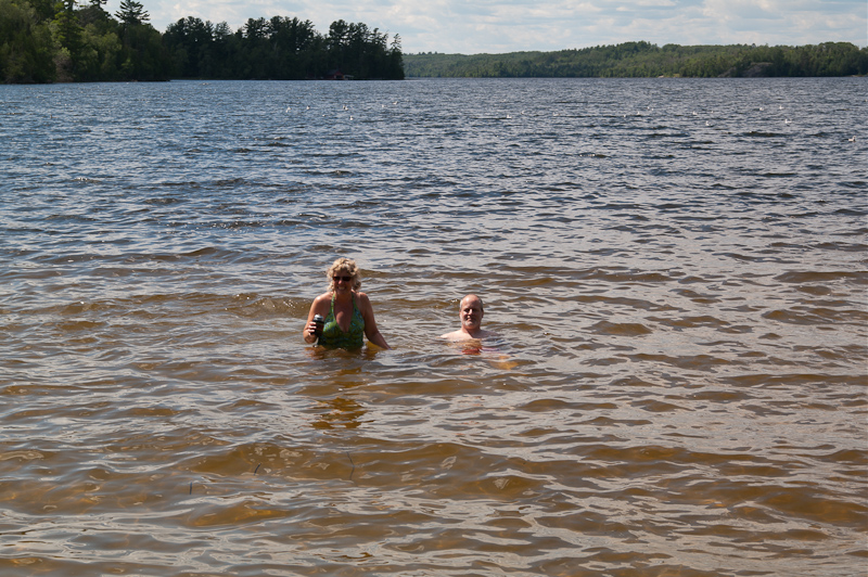 July 09, 2010@15:14<br/>Pam 'n' me hiding in the water