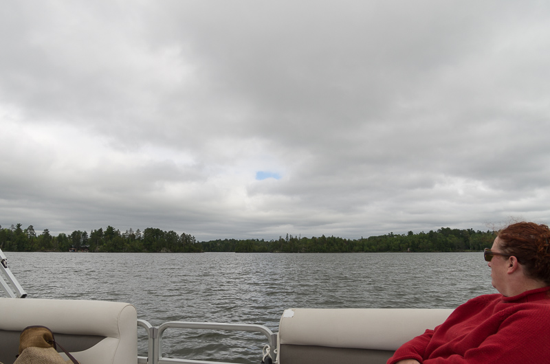 Saturday = Boat Day!  That's about all of the blue sky we saw....<br />August 30, 2014@12:15