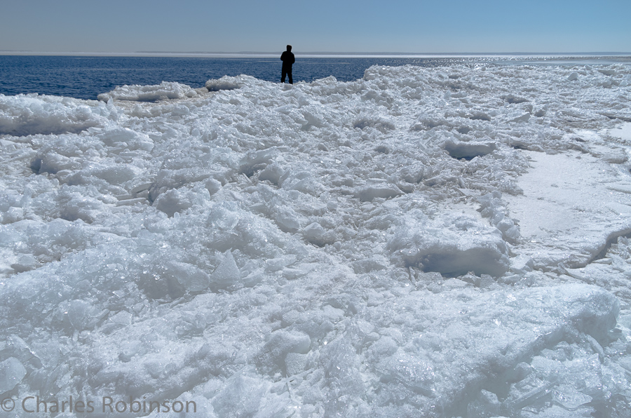On Lake Superior at French River<br />March 16, 2014@11:52