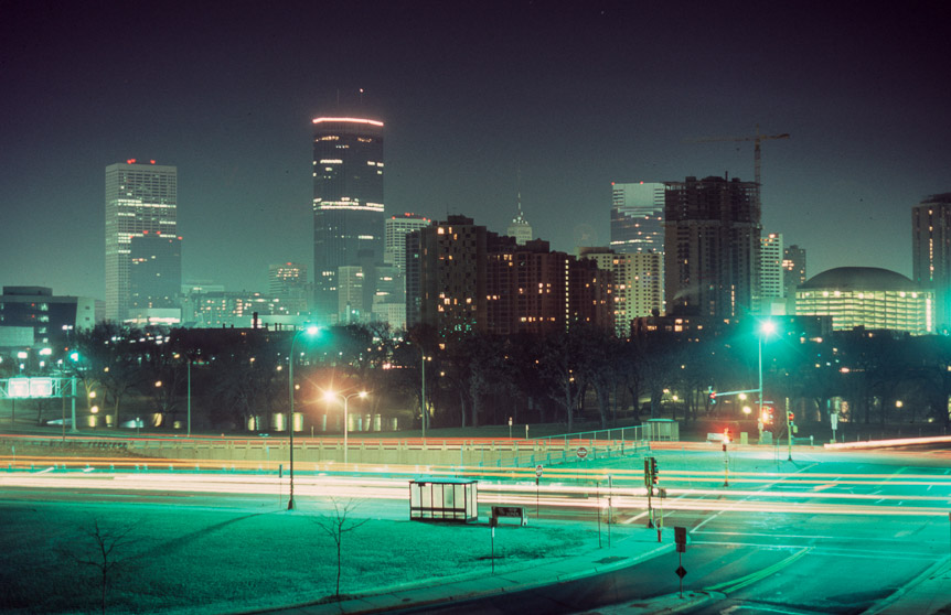 Looking downtown from The Guthrie