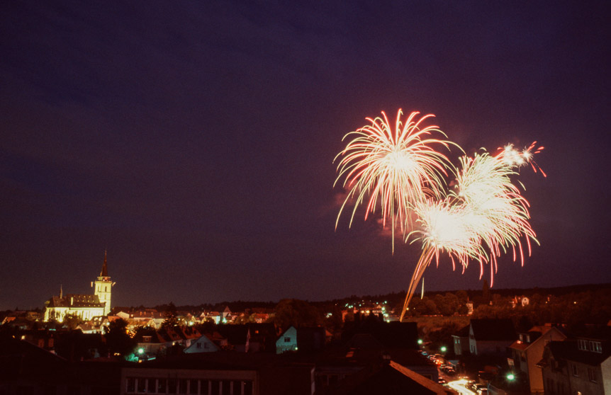 Fireworks over Oberursel