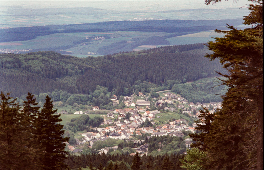 Looking down into the valley (Glashüten?)