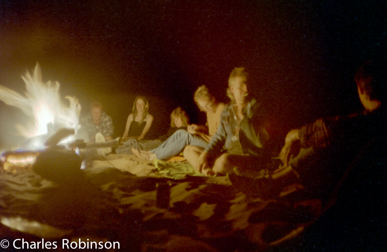 Late-night campfire<br />October 20, 1987@12:13