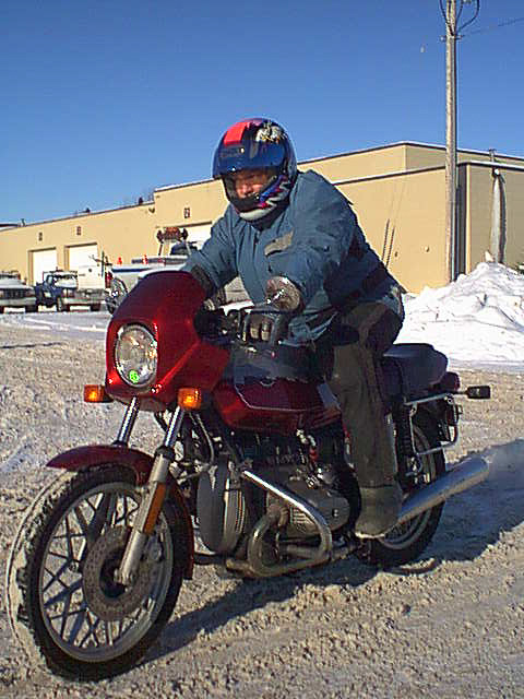 January 12, 2001@18:00<br/>Eddie prepares to take off on the I-Cycle Derby