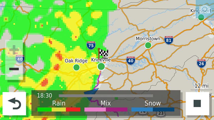 Yeah, here it comes.  I did not make it to my Knoxville hotel before getting caught!