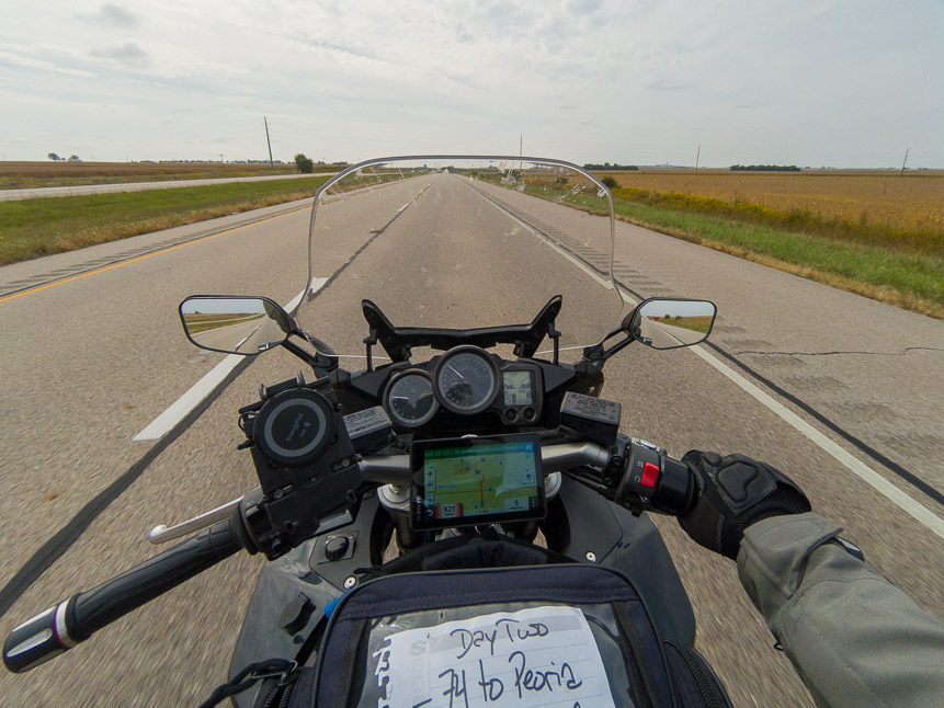 Blasting south past Boyton, IL heading towards (but not TO) St. Louis.