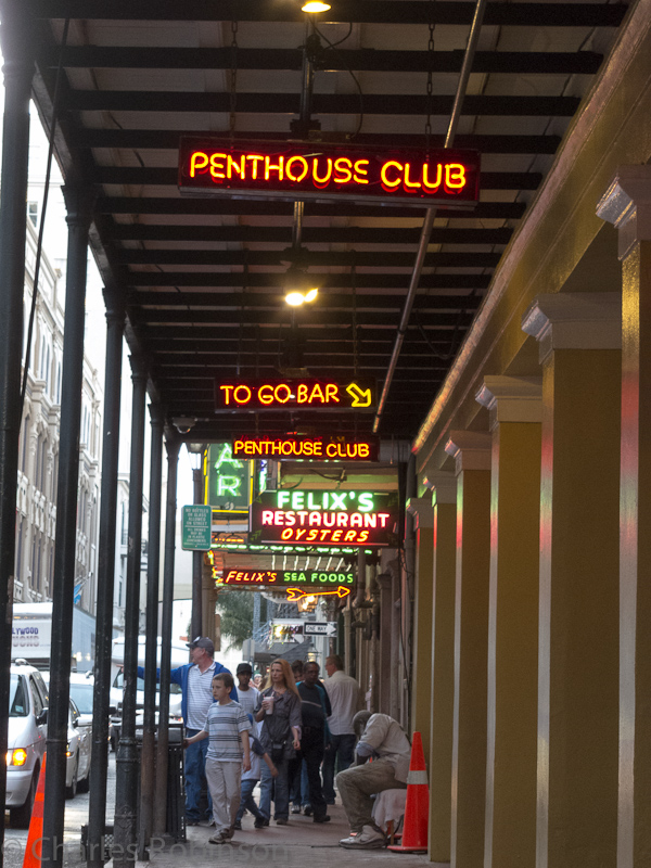 Just off of Bourbon Street.<br />March 19, 2012@18:30