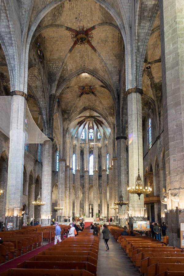 We passed a cathedral, it was open, and we hopped in for a look.  Beautiful!