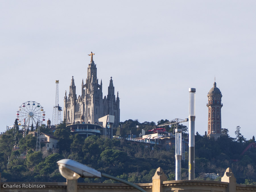 Another view of the Mont Tibidabo