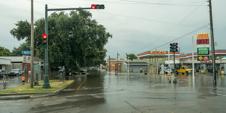 Nope - not heading THAT way.  City unnavigable, we headed to the airport and went home.