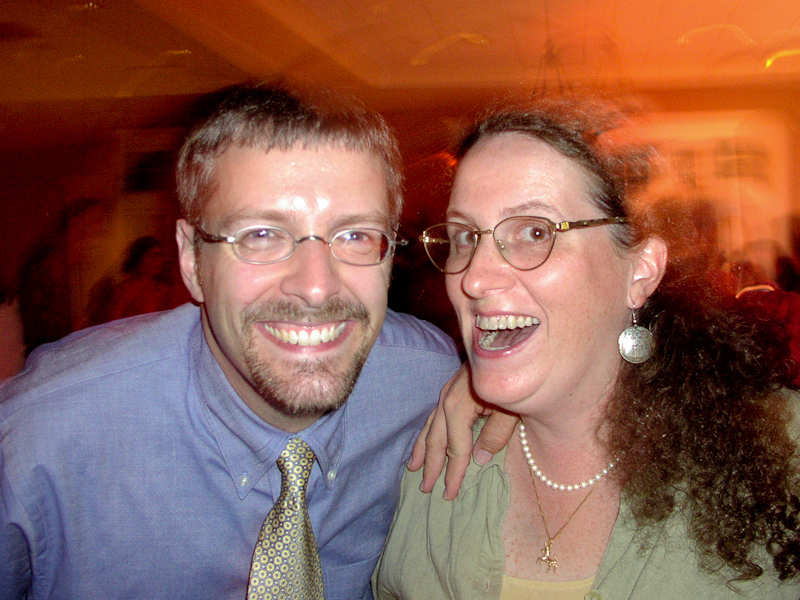 August 10, 2002@00:29<br/>Melissa and cousin Patrick at a wedding..