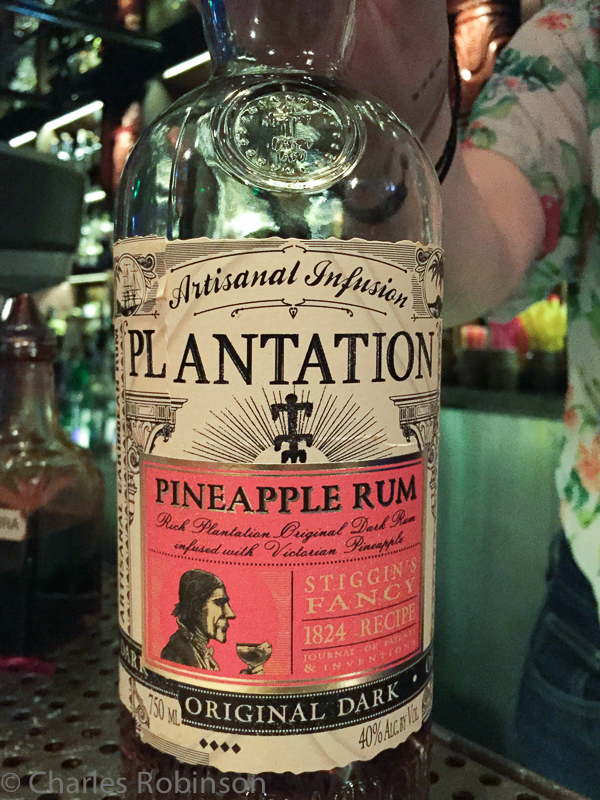 While chatting with Jake (from Beatrix) and the bartender, she casually mentioned that they had a bottle of this Pineapple Rum - of which only 1,000 were ever made.  She gave us a taste.  It was pretty interesting.<br />December 11, 2014@00:17