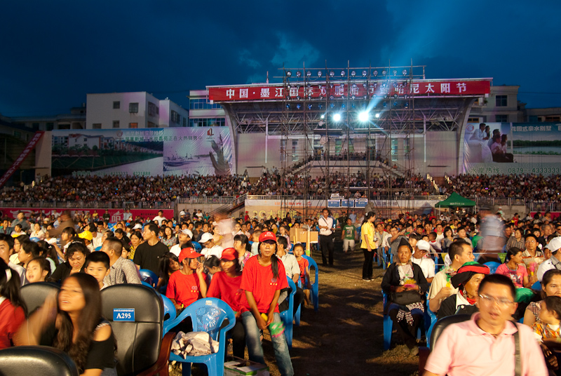 May 02, 2010@19:59<br/>Inside the stadium for tonight's entertainment - looking back at the cheap seats