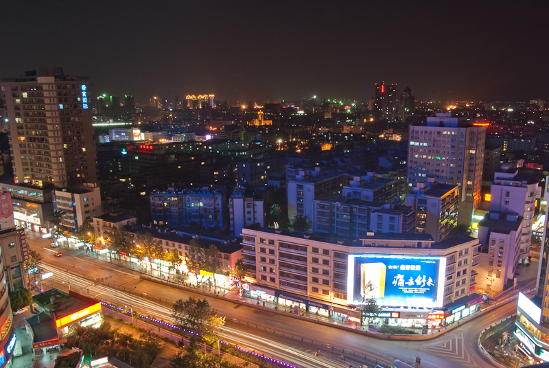 May 03, 2010@20:32<br/>The view from our hotel on our last night in Kunming