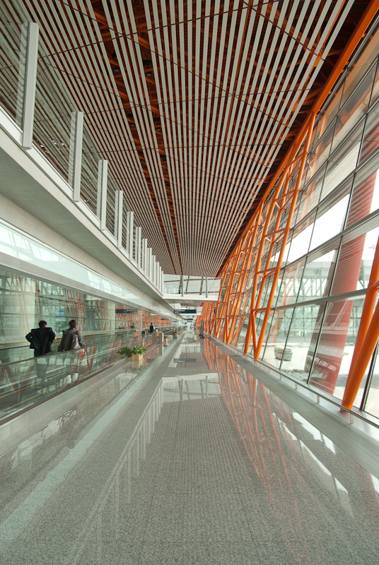 May 04, 2010@12:34<br/>Beijing's Terminal 3 at the airport is a beautiful building