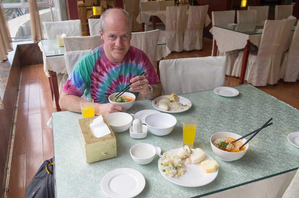 First breakfast in China!<br />April 30, 2015@07:39
