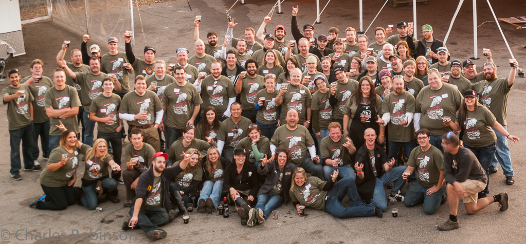 Second-shift volunteer group shot!<br />October 22, 2011@18:25