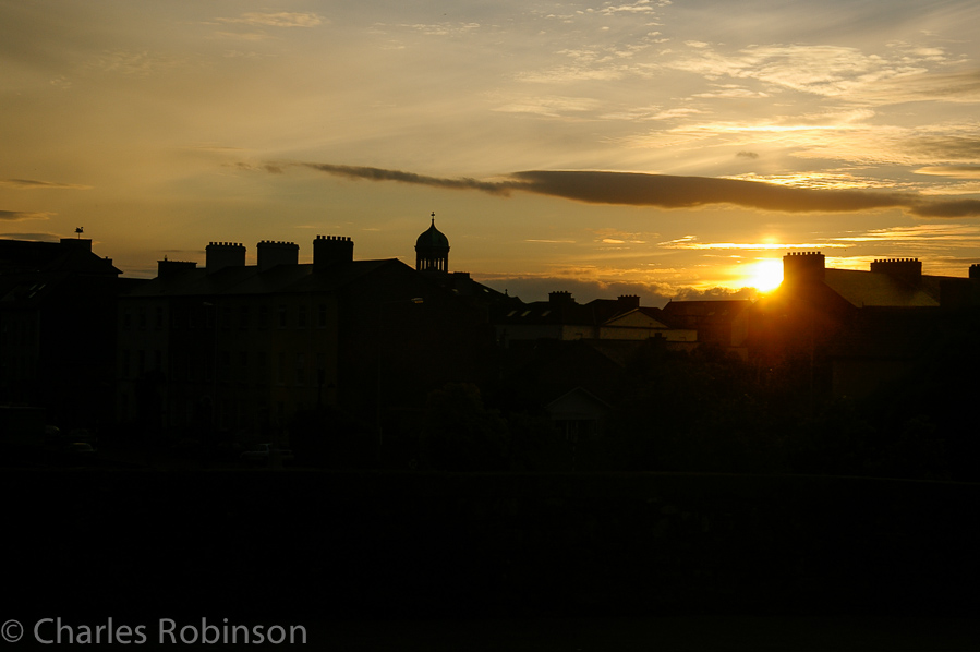 Sunset in Clonmel<br />June 15, 2005@21:31