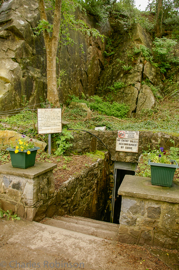 The entrance to the Mitchelstown caves.<br />June 16, 2005@13:24