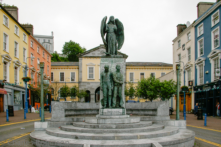 Lusitania memorial in Cobh.<br />June 16, 2005@17:26