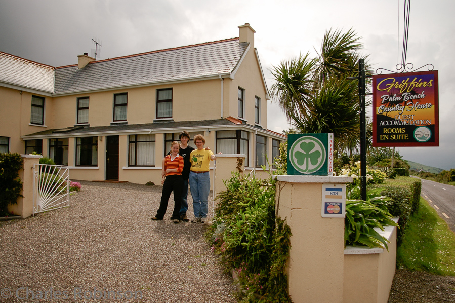 In front of our B&B in Castlegregory on the Dingle Peninsula.<br />June 18, 2005@15:55