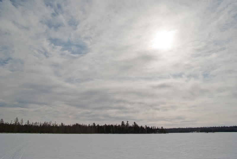 March 08, 2009@11:08<br/>A walk across the lake on our last day there