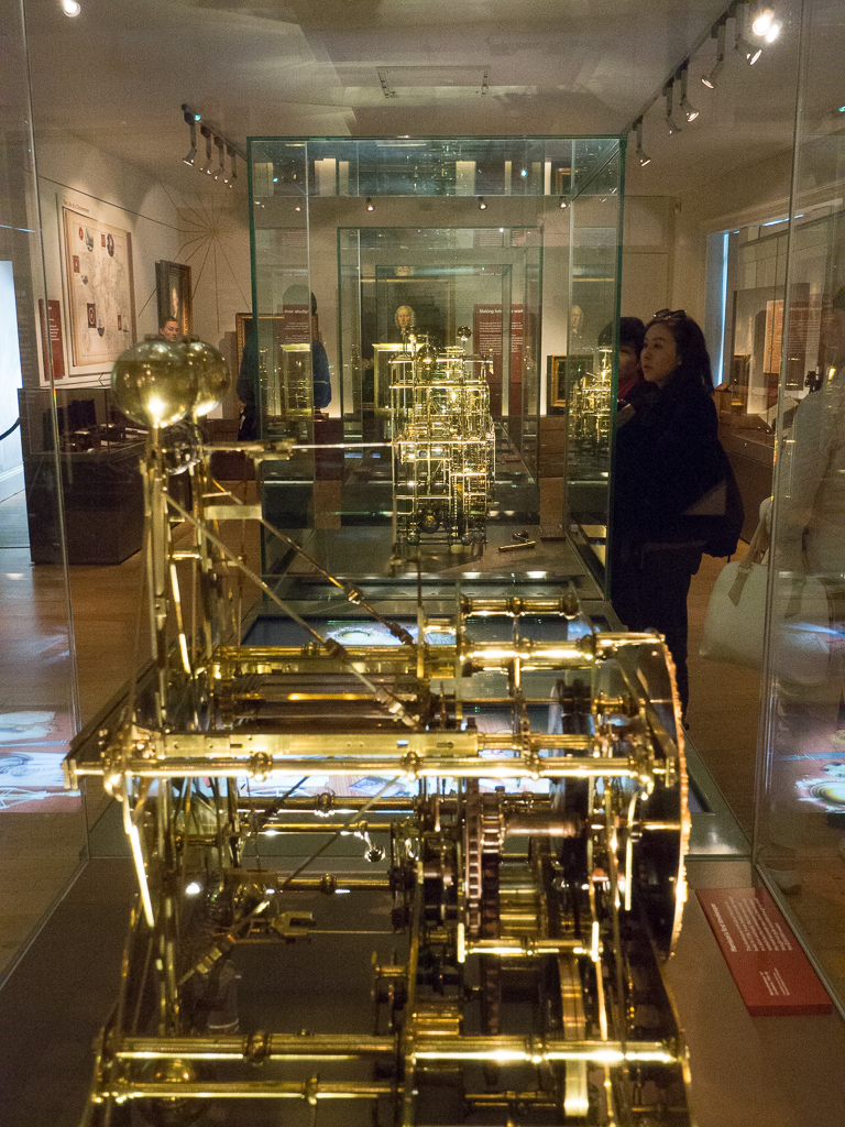 A collection of various attempts at a clock which could be reliably used at sea to help determine longitude.  Very cool.<br />May 11, 2017@12:51