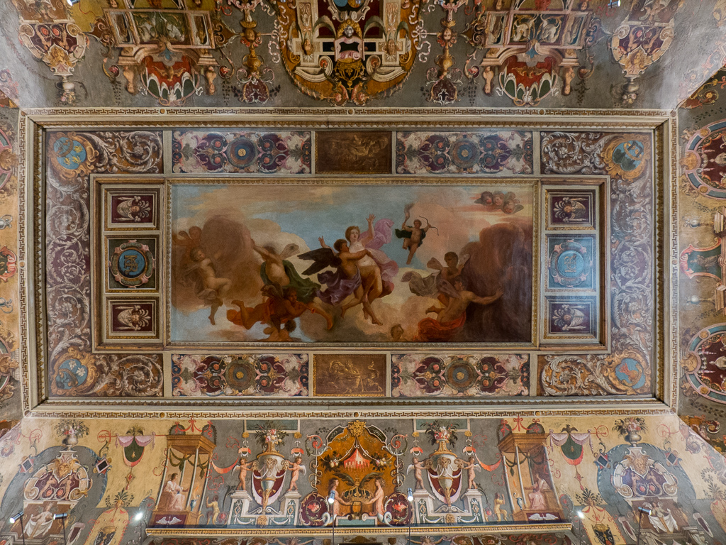 Ceiling detail in Queen's House, Greenwich<br />May 11, 2017@14:00