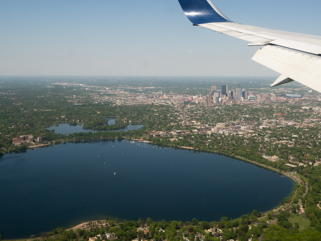 Lake Calhoun/Bde Maka Ska with downtown in the background<br />May 13, 2017@15:09