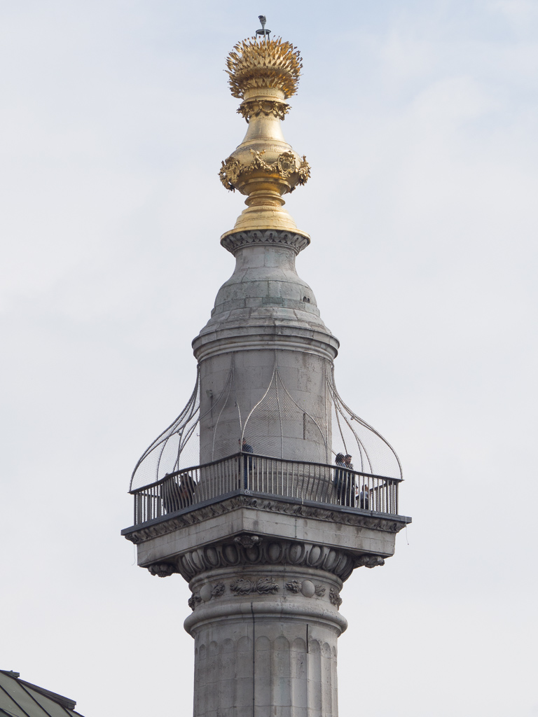 Top of the London Fire Monument<br />May 07, 2017@14:24
