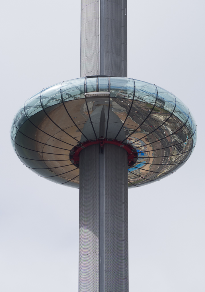 The British Airways i360.  You can see people standing inside of it...<br />May 08, 2017@13:13