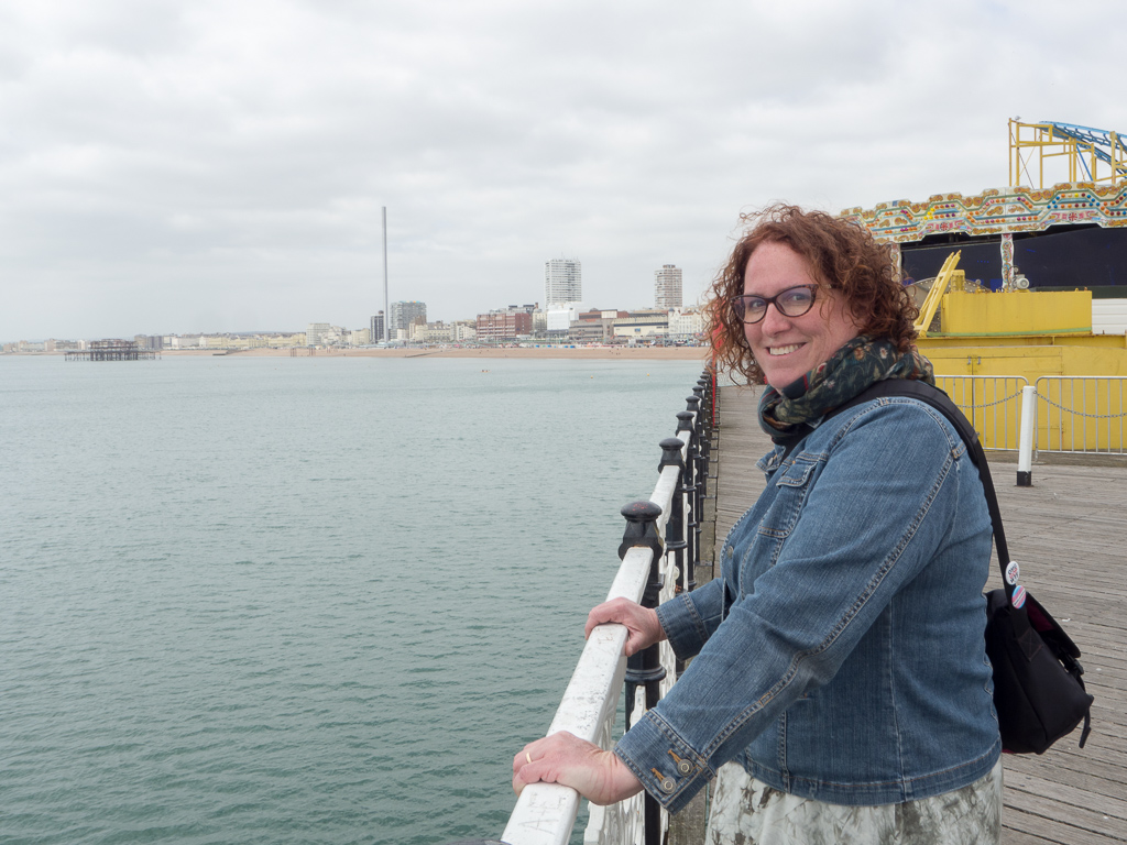 Melissa on the pier in Brighton<br />May 08, 2017@13:58