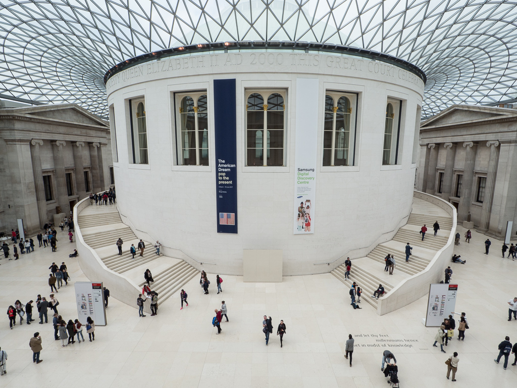 Lobby space inside The British Museum<br />May 09, 2017@14:59